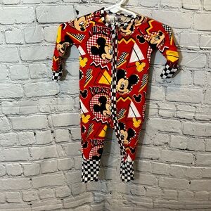 CoZco Mickey Mouse Bamboo Zippie Romper
